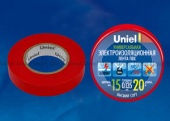 Изолента Uniel UIT-135P 20/15/01 RED - купить в Алматы