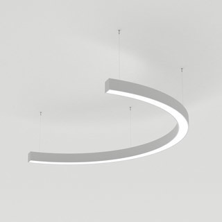 Светильник SP-LINE-HANG-ARC-C3535-D800-34W Warm3000 (WHITE, 230V) (Arlight, Металл) с гарантией 
